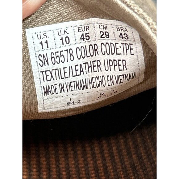 Skechers Mens Relaxed Fit Air-Cooled Memory Foam Slip-On Shoes Size 11 Taupe - Picture 7 of 9